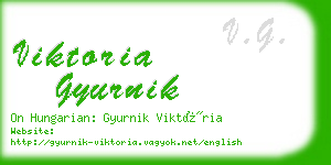 viktoria gyurnik business card
